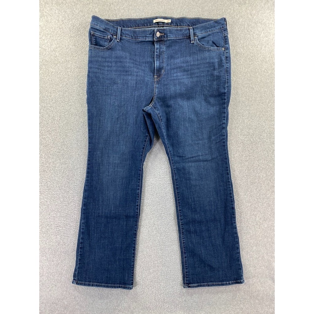 Levi's 725 High Rise Bootcut‎ Size 22W Jeans Plus Women Blue Denim (Fits 40x29)